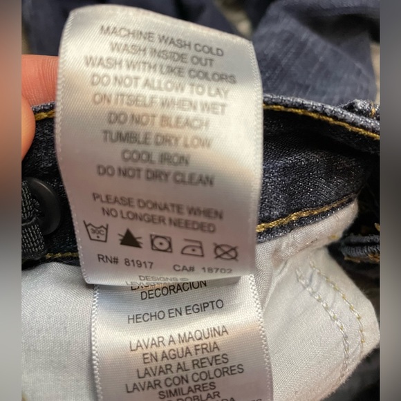 Levi Strauss & Co. Boys 505 Straight Blue Jeans Size 12 Regular W26" X L26" - Picture 5 of 5